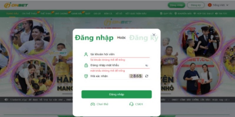 Lưu ý khi đăng ký ONBET nhận 100k